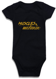 Muscles & Melanin Baby Onesie
