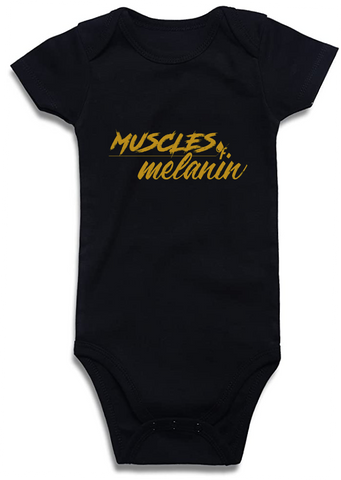 Muscles & Melanin Baby Onesie